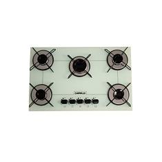 Cooktop 5 bocas ultra chama branco gás natural Chamalux, 418