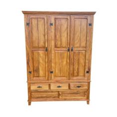 Guarda Roupa Madeira Maciça Solteiro Sudeste Rústico