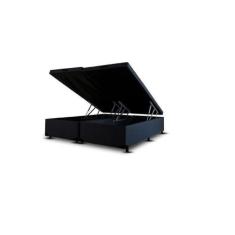 Cama Box De Casal Modelo Baú Base Bipartida Blindado 138x188 - Moveis 