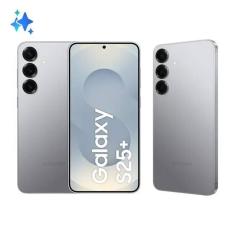 Smartphone Samsung Galaxy S25 Plus 256GB 5G - Prata, Galaxy AI, Câmera Tripla 50MP + Selfie 12MP, RAM 12GB, Tela 6.7&quot;