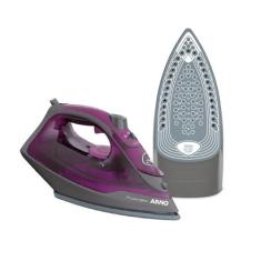Ferro A Vapor Arno Powergliss Base Xglide Fpo1 Roxo, Cinza e Roxo, 220