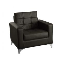 Poltrona Decorativa Thainá Matrix Marrom