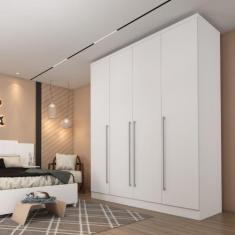 Guarda Roupa Solteiro 4 Portas 4 Gavetas Sevilla Tcil - Tcil Móveis, B