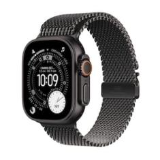 Apple Watch Ultra 3 GPS+ Cellular 49mm Pulseira Milanês G Preta
