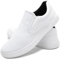 Tênis Sapatênis Masculino Slip On Casual Cano Baixo Polo Plus-Masculino