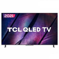 Smart TV 4K QLED TCL 65&quot; com Dolby Vision, HDR10+, Wi-Fi - 65C725