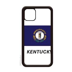 Capa com contorno da bandeira do estado do Kentucky para iPhone 12 Pro Max para Apple Mini Mobile Case Shell
