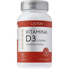 Vitamina D3 2.000UI - 60 Cápsulas 100% Vegetariano Lauton Nutrition