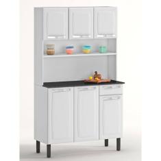 Armário De Cozinha Rose 6 Portas 1 Gaveta I3g1-105 Itatiaia