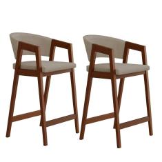 Conjunto 02 Banqueta Alta Avila Pinhão Pinhão