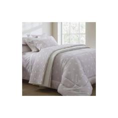 Jogo de Cama Kacyumara Vintage Poá Ives 200 Fios