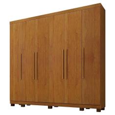 Guarda Roupa Casal 6 Portas Atlanta Benetil Cinamomo