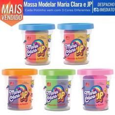 Massa de Modelar Massinha Colorida Maria Clara e JP Atóxico Unitária -