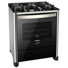 Fogão 5 Bocas Fischer Tripla Chama Gran Cheff com Grill Eletrico 220v