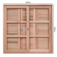 Janela com Caixilhos de Correr Pra Vidros Quadriculados e Veneziana de Abrir 3 Folhas