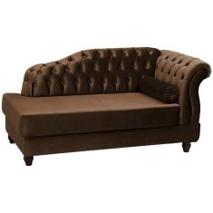Recamier Diva Chaise Capitone 160 Cm Pes Mdf Gane Sl 942 Veludo Peer Sl 942