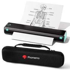 Impressora Térmica Portátil Phomemo M08F - Sem Fio - Compatível com iO