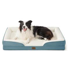 Cama Ortopédica Bedsure para Cães Grandes - com Capa Lavável