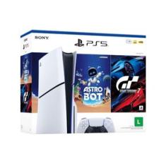 Console PS5 Slim Físico 1TB SSD + Astro Bot + Gran Turismo 7 Sony