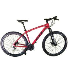 Bicicleta Aro 29 Gti Roma 21v Freio a Disco Vermelho Tam. 21