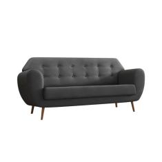 Sofá 3 Lugares Beegees Linho Cinza