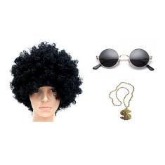 Fantasia Hippie Anos 80 Mc Adulto 3 Peças Festas