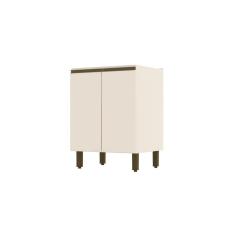 Balcão De Cozinha 60 Cm 2 Portas Connect Henn Off White