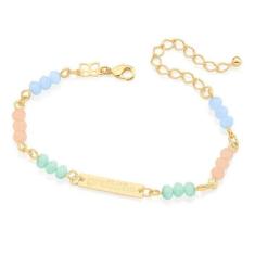 Pulseira banhado ouro 3x 24k 18k e 22k feminina com pingentes berloque