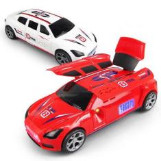 Brinquedo Carrinho Bate E Volta Musical Com Luzes Gira 360 - Toy King