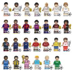 Boneco Jogador Futebol Time Clube Liga Blocos De Montar