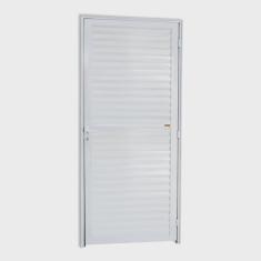 Porta de Alumínio 210x86cm sem Ventilação Super Brilhante Brimak