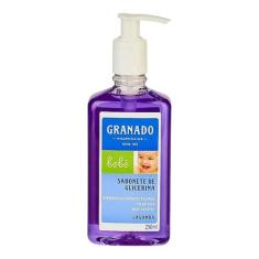 Sabonete Líquido de Glicerina Granado Bebê Lavanda 250ml, 1, 250ml