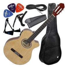 Kit Violão Giannini Eletroacústico Nylon Gnf1D Ng Eq 3 Banda