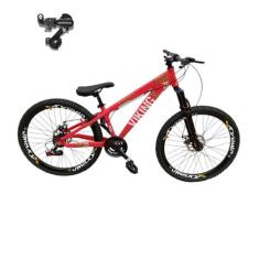 Bicicleta Aro 26 Vikingx Tuff 25 Cambio Shimano Traseiro 21v Mtb Freer