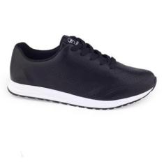 Tênis Fem Via Marte Casual 22-9302 Cadarço Napa Microfuros-Feminino