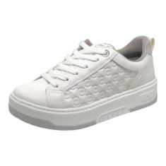 Tênis Feminino Casual Flatform Moderno Conforto Via Marte-Feminino