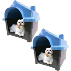 2x Casinha Pet N3 Casa para Cachorro Gato Conforto e Segurança - Supri