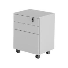 Gaveteiro para Escritório 3 Gavetas ME4148 Tecnomobili, Branco