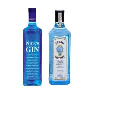 Kit Gin Bombay Sapphire 750ml e Nick's London Dry 1L
