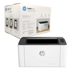 Impressora Laser HP 107W, Monovolt 110V, Monocromática, Wi-Fi, Porta USB 2.0 - 4ZB78A - 110V