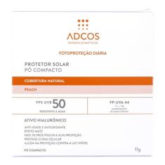 Protetor Solar Pó Compacto Adcos Fps50 Peach 11g Tonalizante