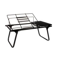 Mesa de Colo para Notebook Metaltru - Até 17 - Dobravel - Regulagem de altura - Preto - 23237.2.2