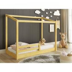 Mini Cama Infantil Montessoriana Arthur Rodmóveis Pinus Marroml