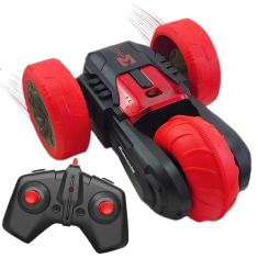 Carrinho de Controle Remoto Flip Gira 360 Som Luz Speed Carro Brinquedo Criança Diversao
