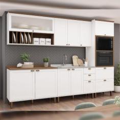 Cozinha Modulada Cristal 310 cm Conjunto Clássico Provençal - GenialFl