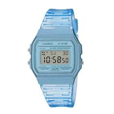 Relógio Casio Vintage Azul Feminino F-91WS-2DF-SC