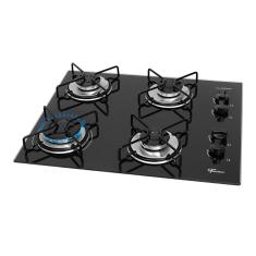 Fogão Cooktop Fischer 4Q Fit Line Trempe Esmaltada Bivolt