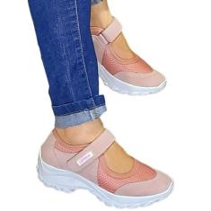 Tenis Feminino Modelo Boneca Ortopédico Para Calcaneo Confortavel Leve