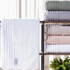 Kit Toalha de Banho e Rosto Glamour 100% Algodão 450g/m²