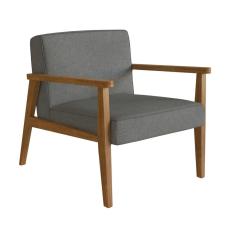 Poltrona Madeira Maciça Julia Nogueira/rato